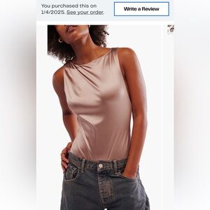 Free people raven bodysuit